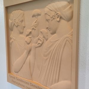 Greek wall art sculpture